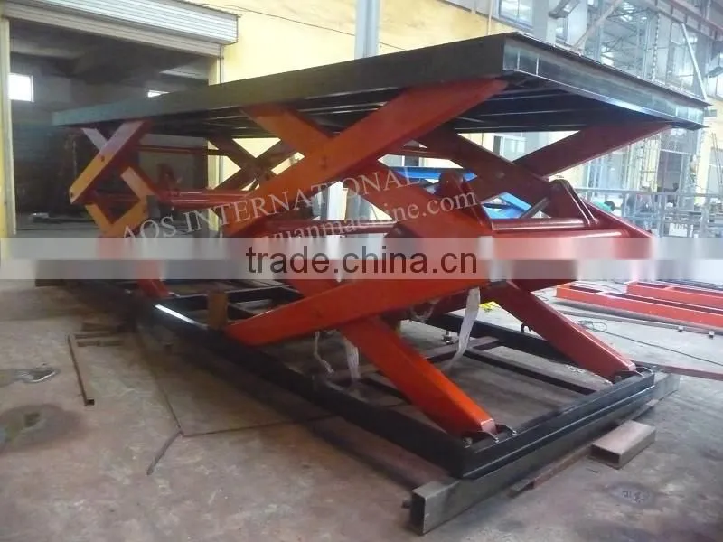 Stationary Scissor Cargo Lift Table 2000kg Capacity, 3.4m Height