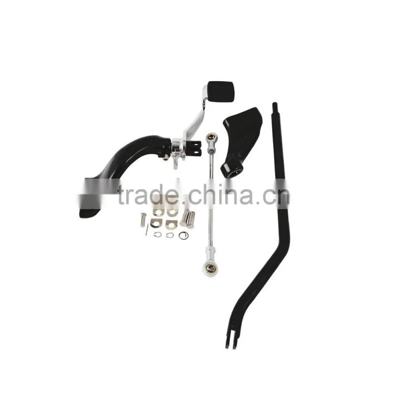Black Forward Controls Pegs Levers Linkages For XL 883 1200 1991-2003 02