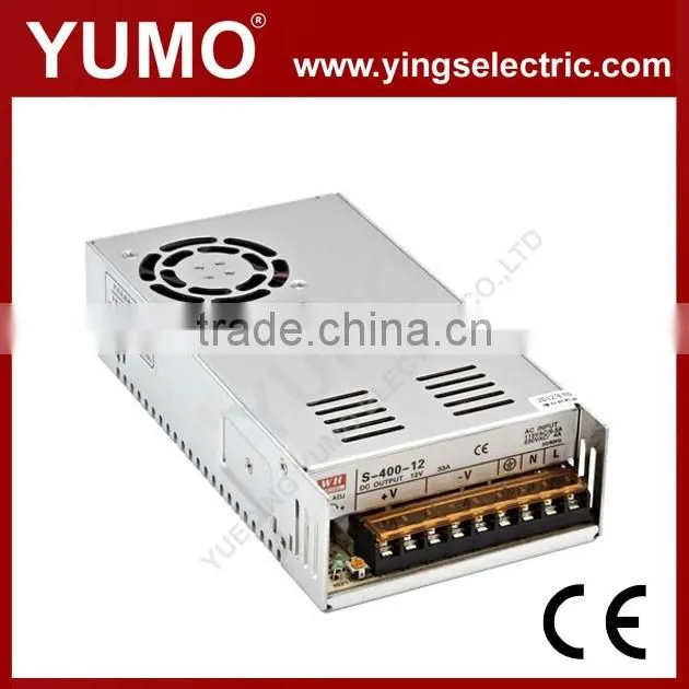 YUMO S-400 400W 5/12/48V Single output High efficiency power supply Switching Power Supply