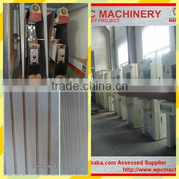 Automatic Clean Wood Embossing Machine , Wood Sanding Brushing machine For Indoor Doors , Windows , Furnitures