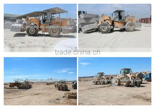 heavy equipment stone block chinese loader JGM751FT16 can lift 16 tons