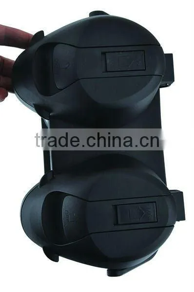 stainless steel twins lever air pump pot