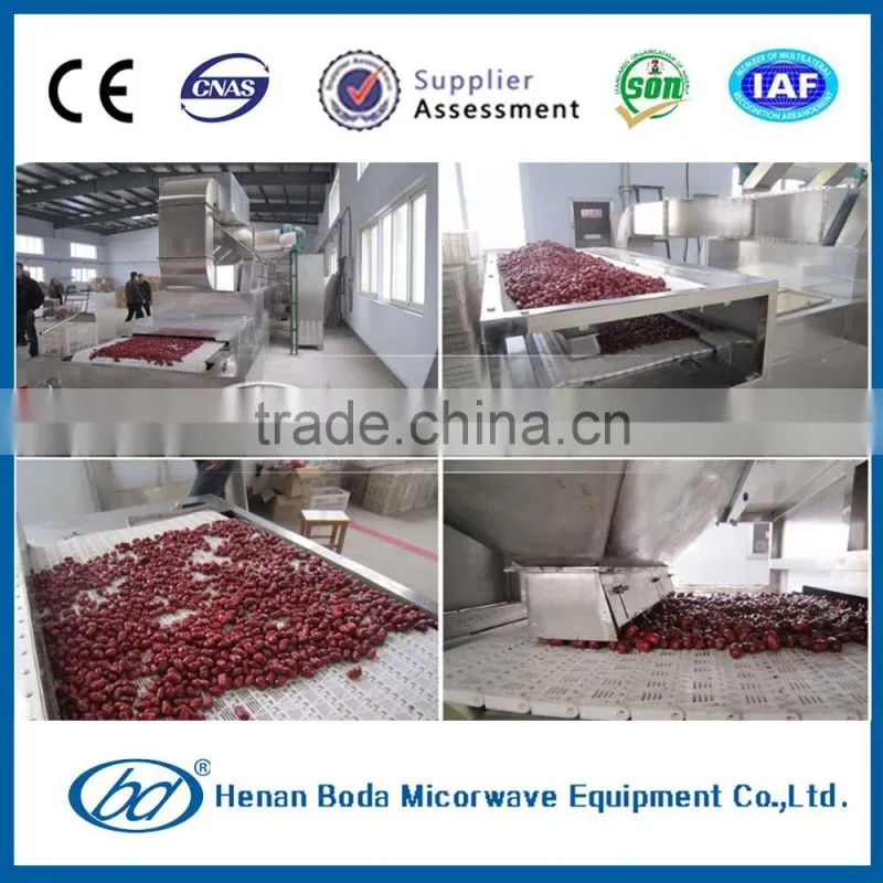 Industrial dried edible fungus microwave sterilizing machine