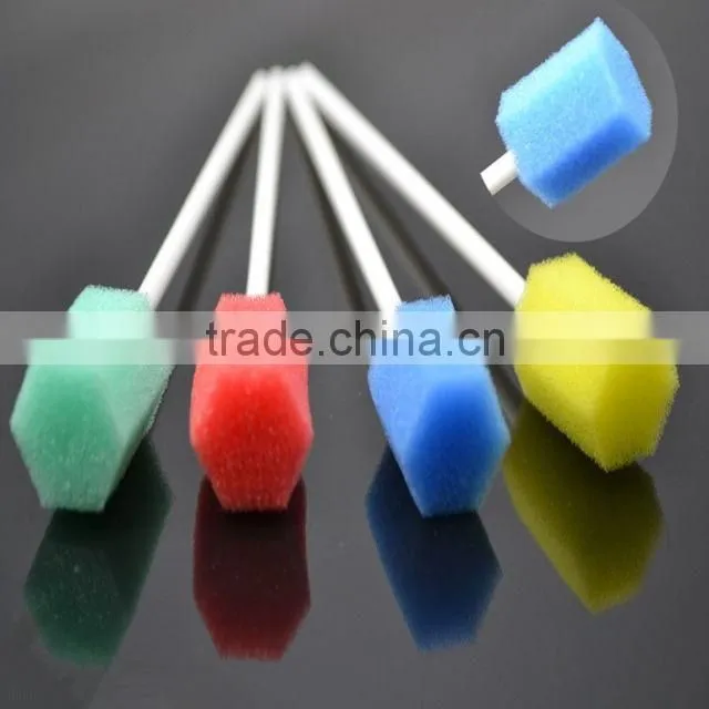 Swabs, swab, medical disposable sponge swab,Medical Oral sponge Swab,medical foam swab, disposable foam swab, medical oral swab
