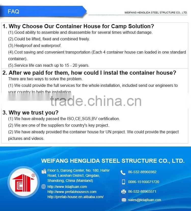 Professional customized plant pre-engineered container house