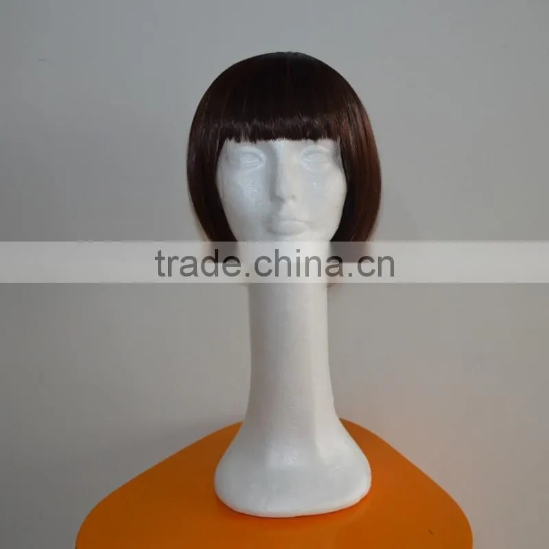 18" Female Styrofoam Head Model Wig Hair Hats Caps Glasses Long Neck Display Manequim Mannequin Manikin Head For Wigs