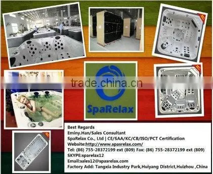 Hot Selling Imported USA Acrylic Balboa Freestanding Swim SPA Pool