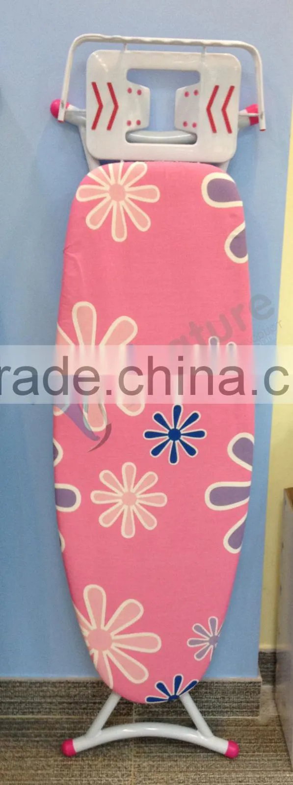 wheels ironing boards with plastic iron rest