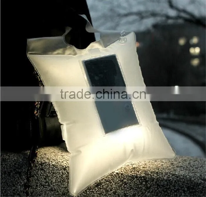 New Arrival Cheap Multifunction Air Inflatable Solar Night Light Bag Portable Outdoor Waterproof Solar Camping Light For Sale