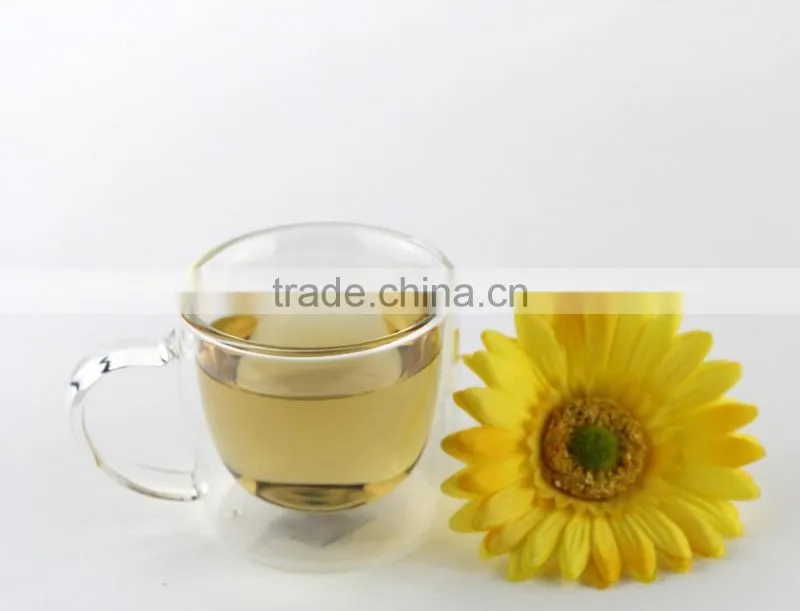 double wall glass coffee cup and saucer