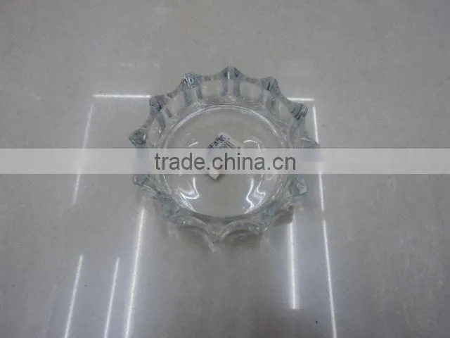 New design high-quality beautiful and durable colored square glass ashtray