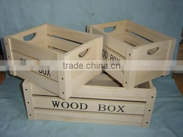 small wooden crates wholesale