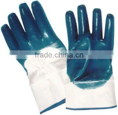 Heavy Duty Safe Cuff Nitrile coated glove
