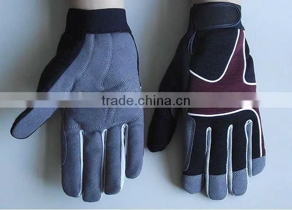 Safety Auto Leather Mechanic Work Glove