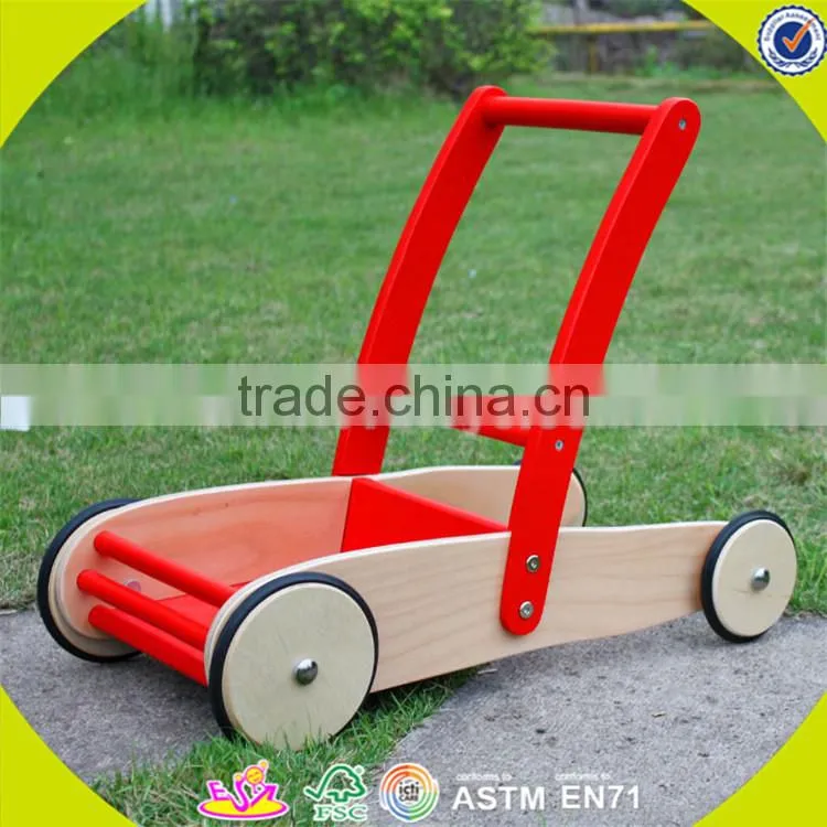wholesale multi colored wooden blocks toy car for kids superior quality wooden blocks pull car toy for baby W13C014