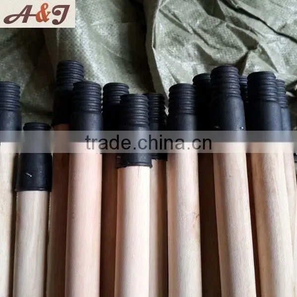 Natural wooden broom handle 22mm