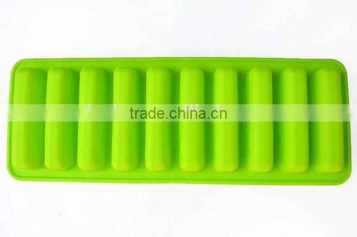 Safe Silicone Ice Cube Tray , Ice Cream Bar Molds