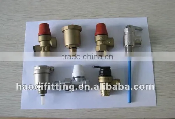 low air pressure relief valve for heating system