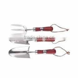 10pcs mental garden tool set for planting with nylon bag