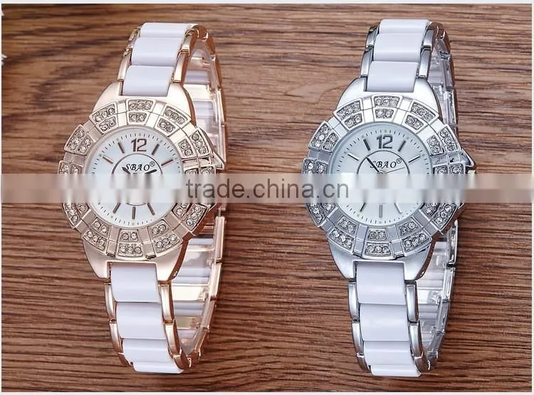 2017 round big dial rose gold dial sexy charming women's decoration watch for gift