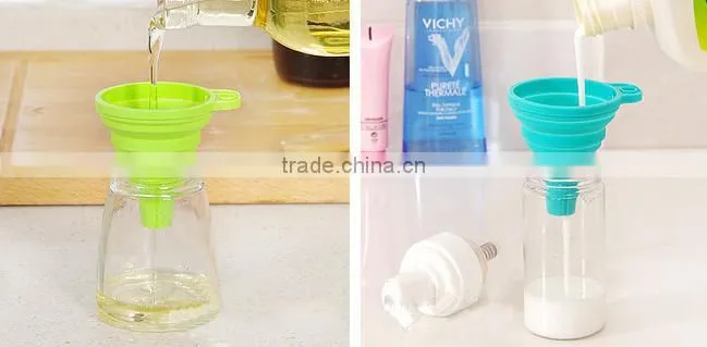 Collapsible Funnel Food Grade Silicone Foldable Funnel