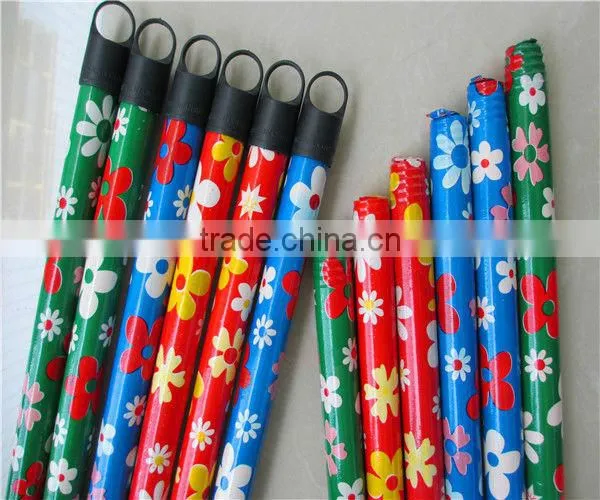 Wooden Mop Stick Handle PVC Coaed