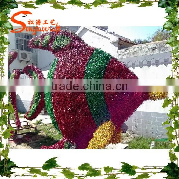 Can customized garden landscping plastic plant module artificial plant statue fake artificial plant statue for sale