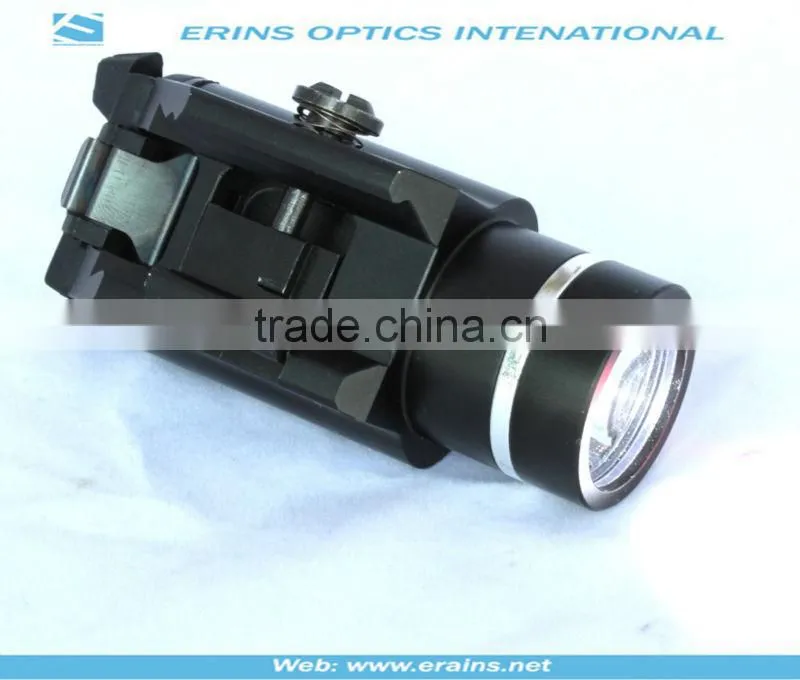 Tactical red laser sight scope and 200 lumen CREE Q5 LED flashlight combo