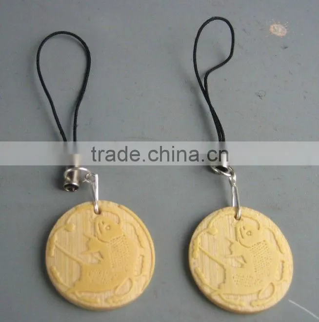 bamboo keyring