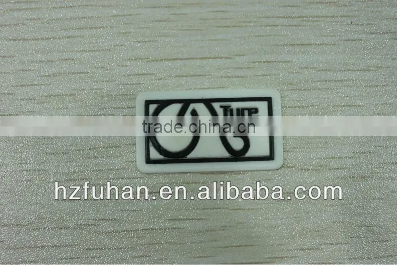 chair cover white rubberlabel in apparel