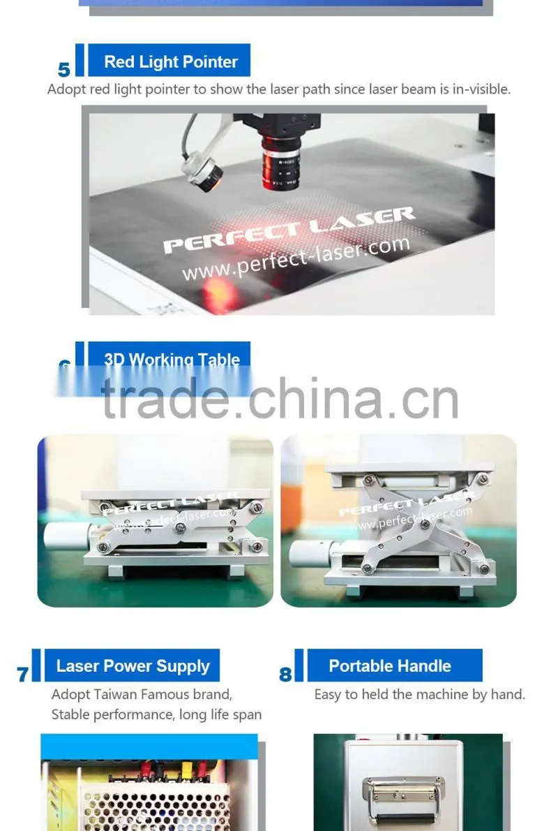 Portable fiber laser marking machine for hologram labels with laser marking