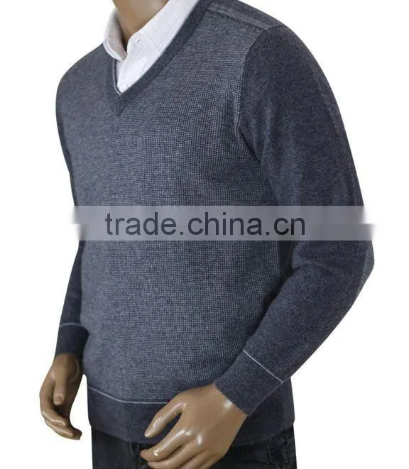 Business suits Men's V-neck cashmere sweater