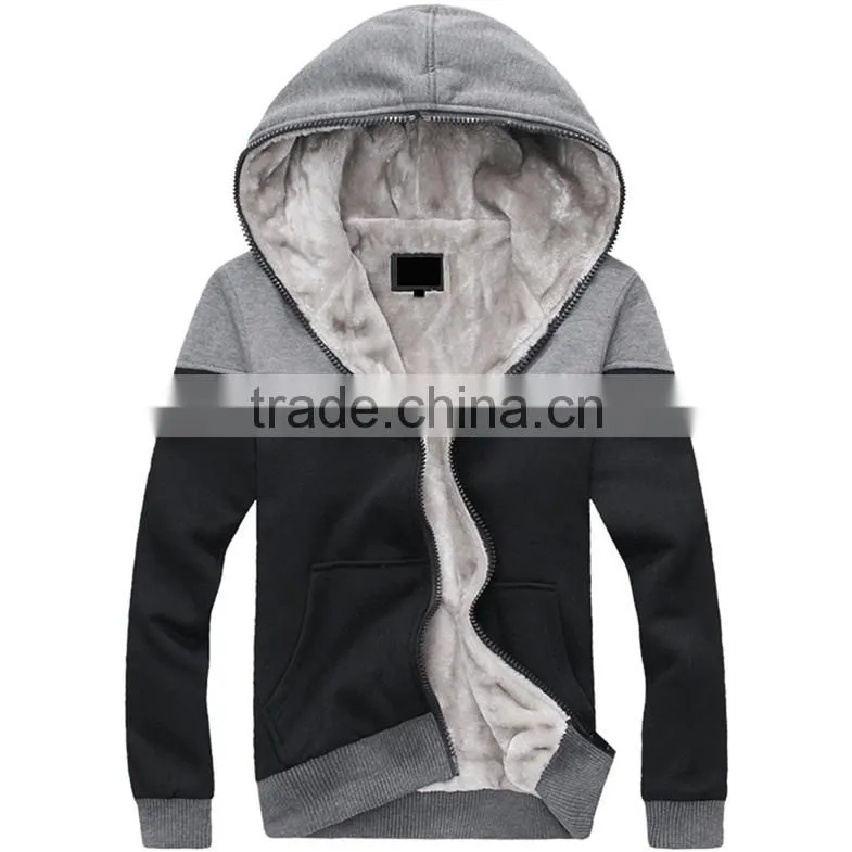 Fashionable Men 100% Polyester Down Feather Inside Long Coat
