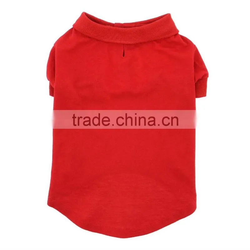 dog polo shirt dog clothes factory in China