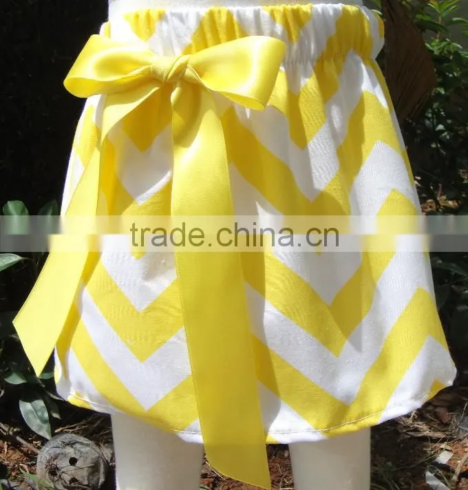 2014 Latest baby chevron petti dress wrapped petti skirts with polka dot stripes party petti skirt for baby girls short skirts