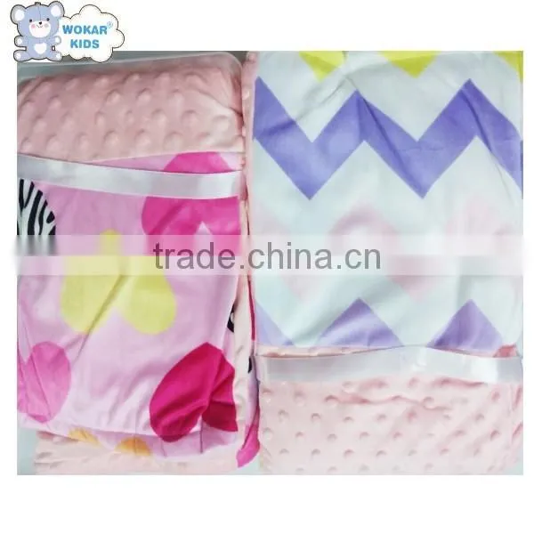 Wholesale soft touch baby warm blanket