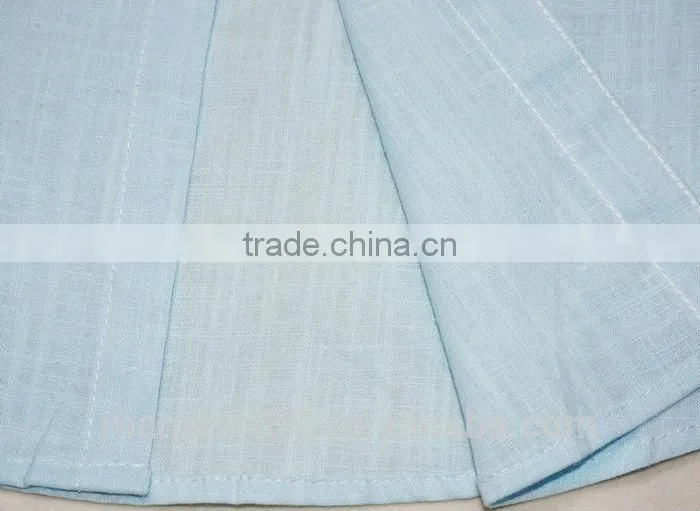 2016 latest design custom elegant sim fit mandarin collar linen shirt