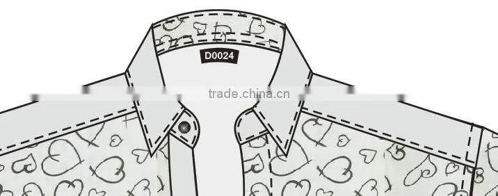custom print slim fit shirt