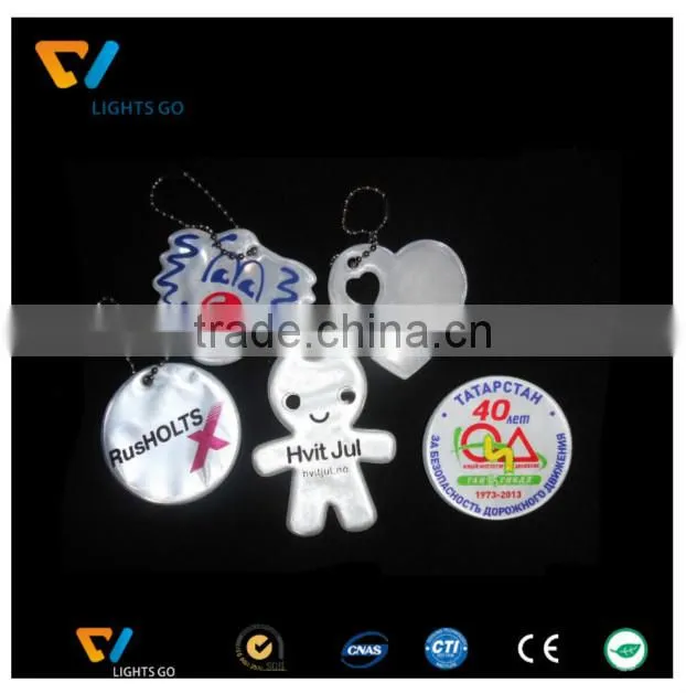 colorful reflective pvc luggage tag