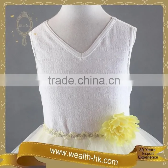Sweety Elegant Pure Color Girls Princess Dress