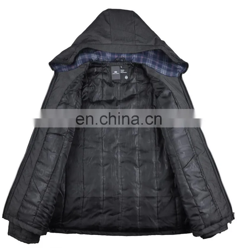 stylish mens spring thin paded hooded waterproof long jean jacket