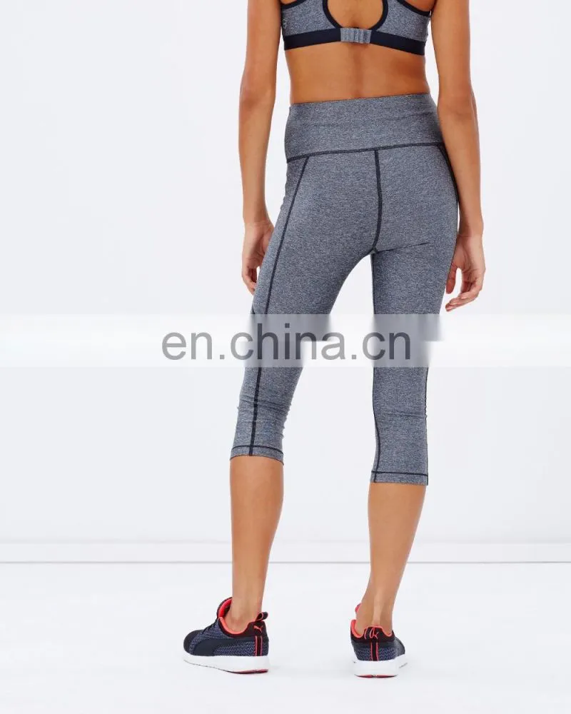 factory powershap knee capris wholesale croped legging