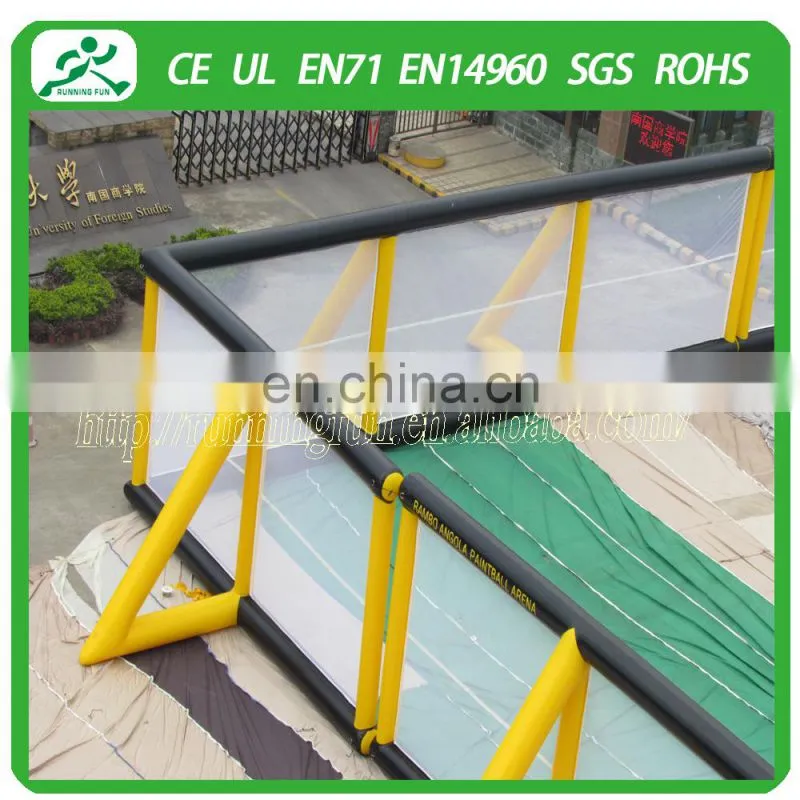 2015 hot sale inflatable paintball field for sport games(Running Fun)