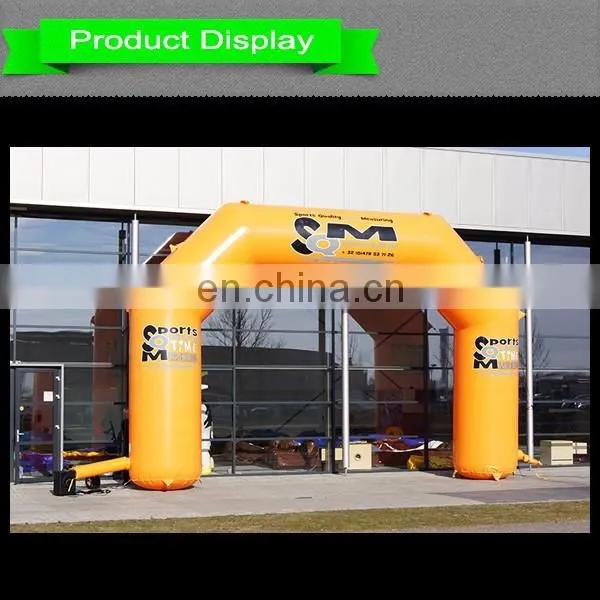 inflatable orange commercial inflatable arch for sale