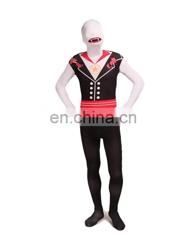 Santa Mrs Claus Morph Zentai Suits Cosplay Costume Christmas Day