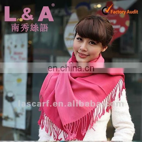 pink big viscose muffler for lady