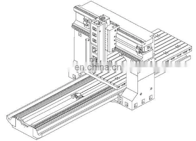 S-V2222 3 axis cnc gantry vertical machining center