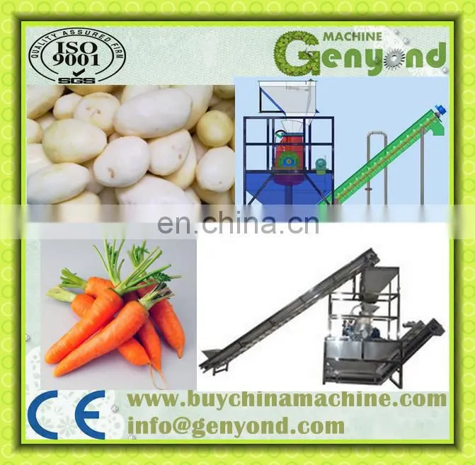 onion/potato/ginger/carrot washing and peeling ,cutting machine,vegetable processing machine