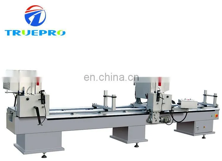 pvc doors and windows making machine Double head cutting saw machine