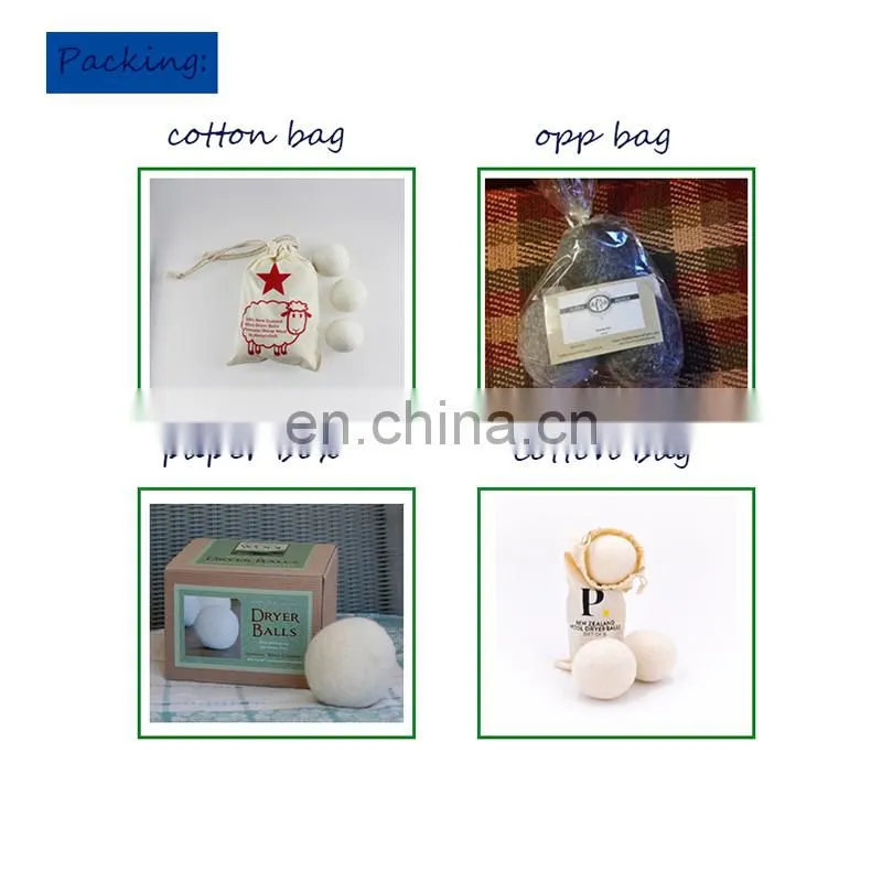 Wool Dryer Balls Natural Fabric Laundry Softener Woolzies 100% Pure Lavender Essential Oil Combo
